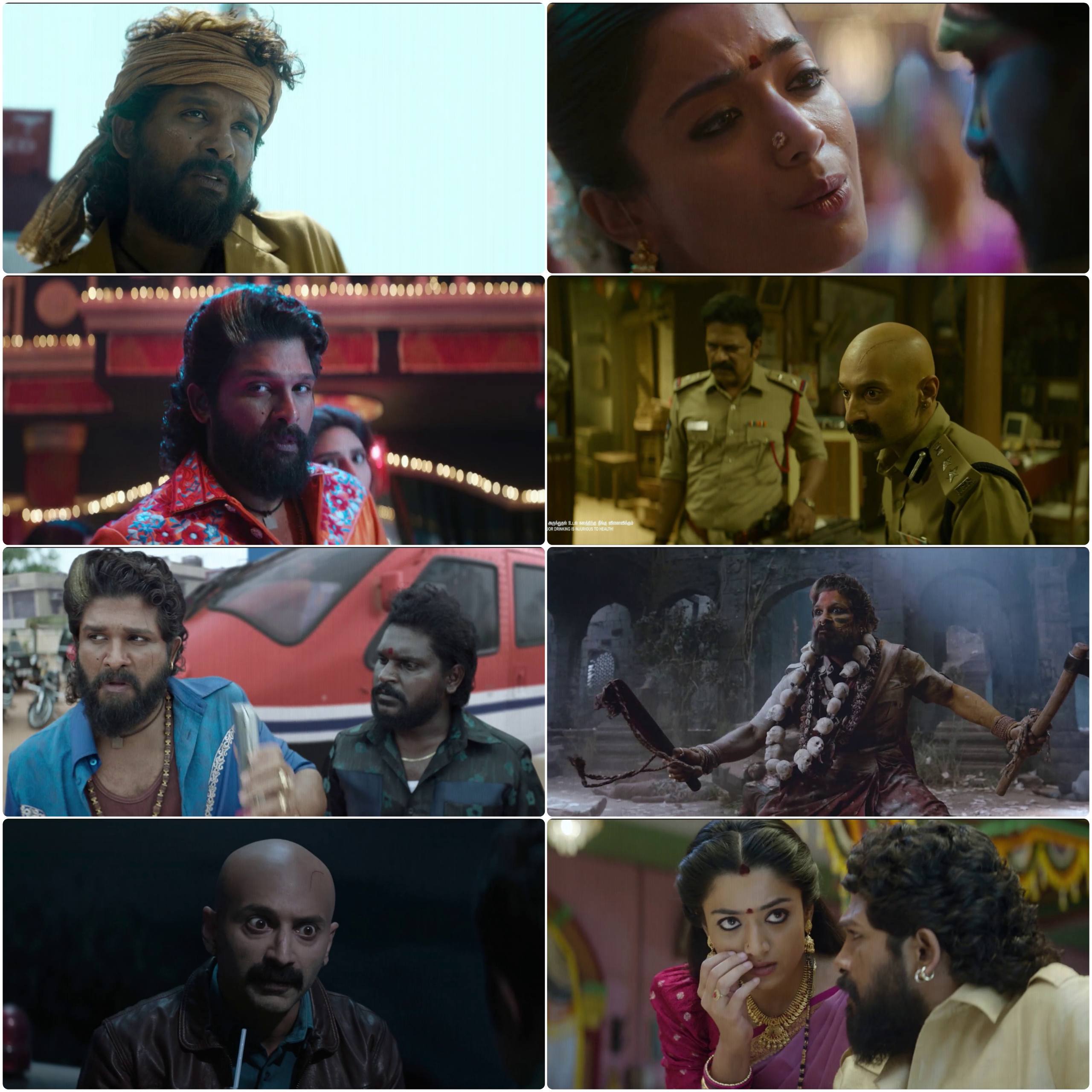 Pushpa 2 - The Rule (Pushpa 2- Reloaded) (2024) (Hindi + Telugu) Dual Audio UnCut South Movie HDRip ESub { 3h:42:00Mint  00:20Mint Extra} screenshot