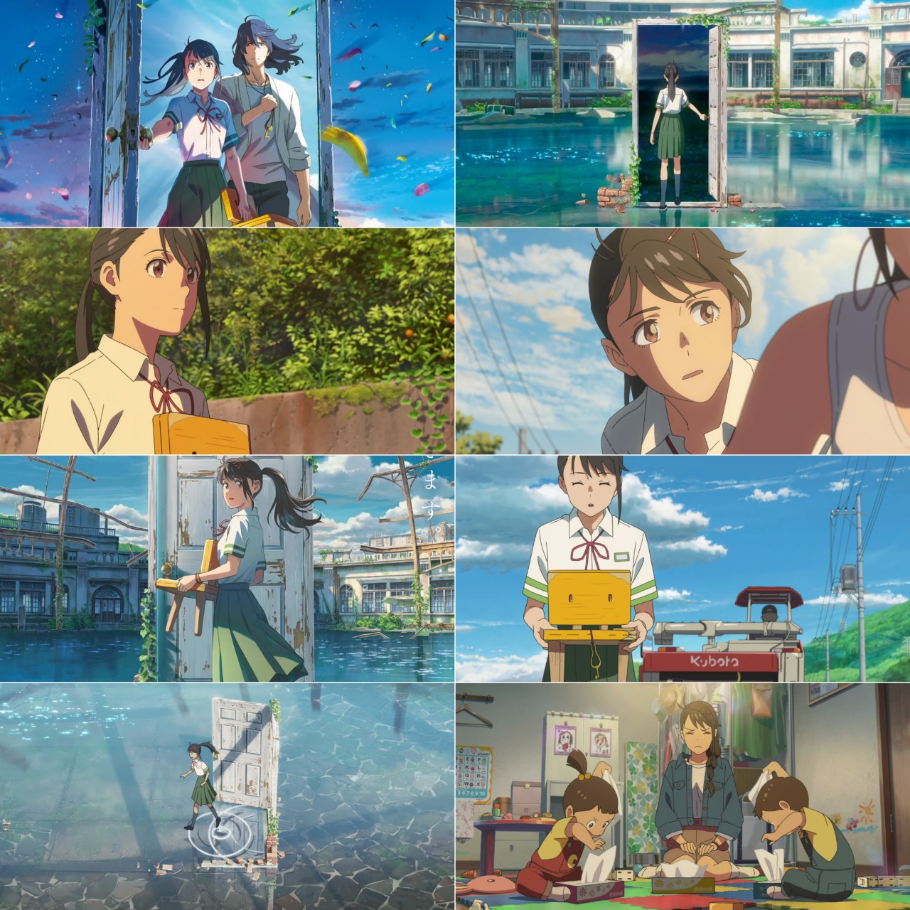 Suzume (2022) {Hindi (Clear) + English + Japanese} Animated Movie BluRay HEVC 10bit ESub screenshot